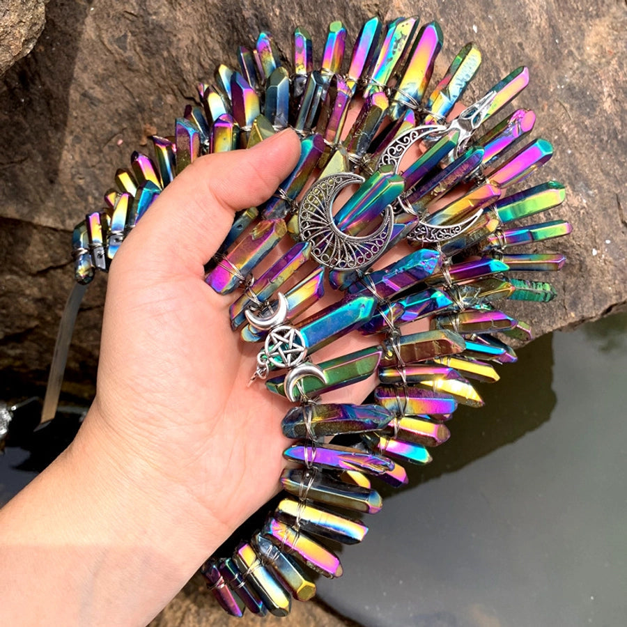 Women's Shiny Geometric Crystal Hair Band