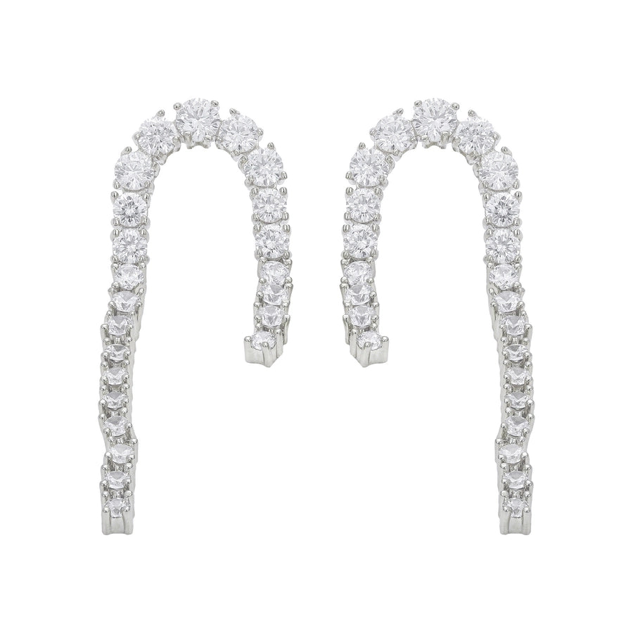 1 Pair Vintage Style Classic Style Geometric Plating Copper Zircon Drop Earrings