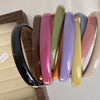 fashion solid color plastic hair band