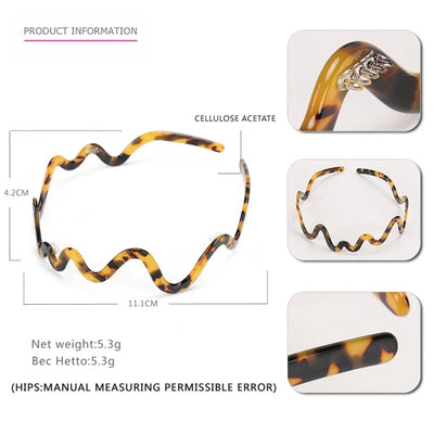 Women's Simple Style Classic Style Color Block Acetic acid sheets Hair Band