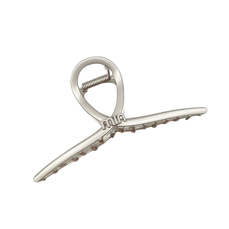 simple style letter metal plating hair claws