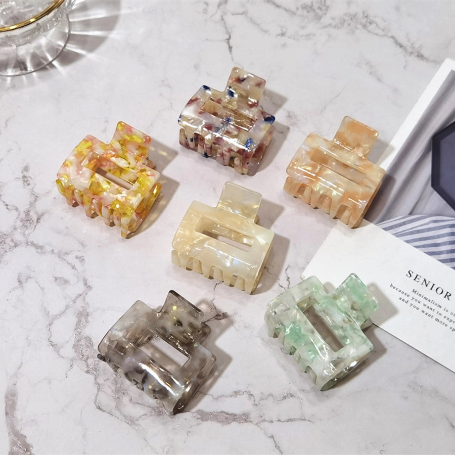 fashion geometric acetic acid sheets stoving varnish hair claws 1 piece