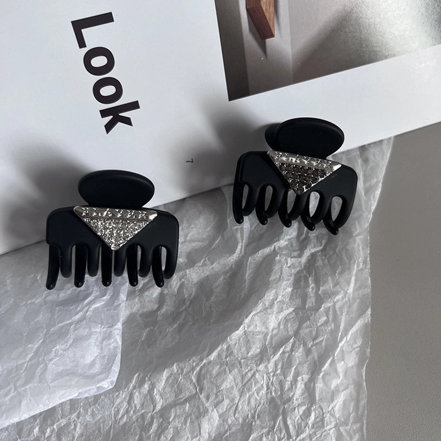 Women's Simple Style Commute Color Block Plastic Hair Claws