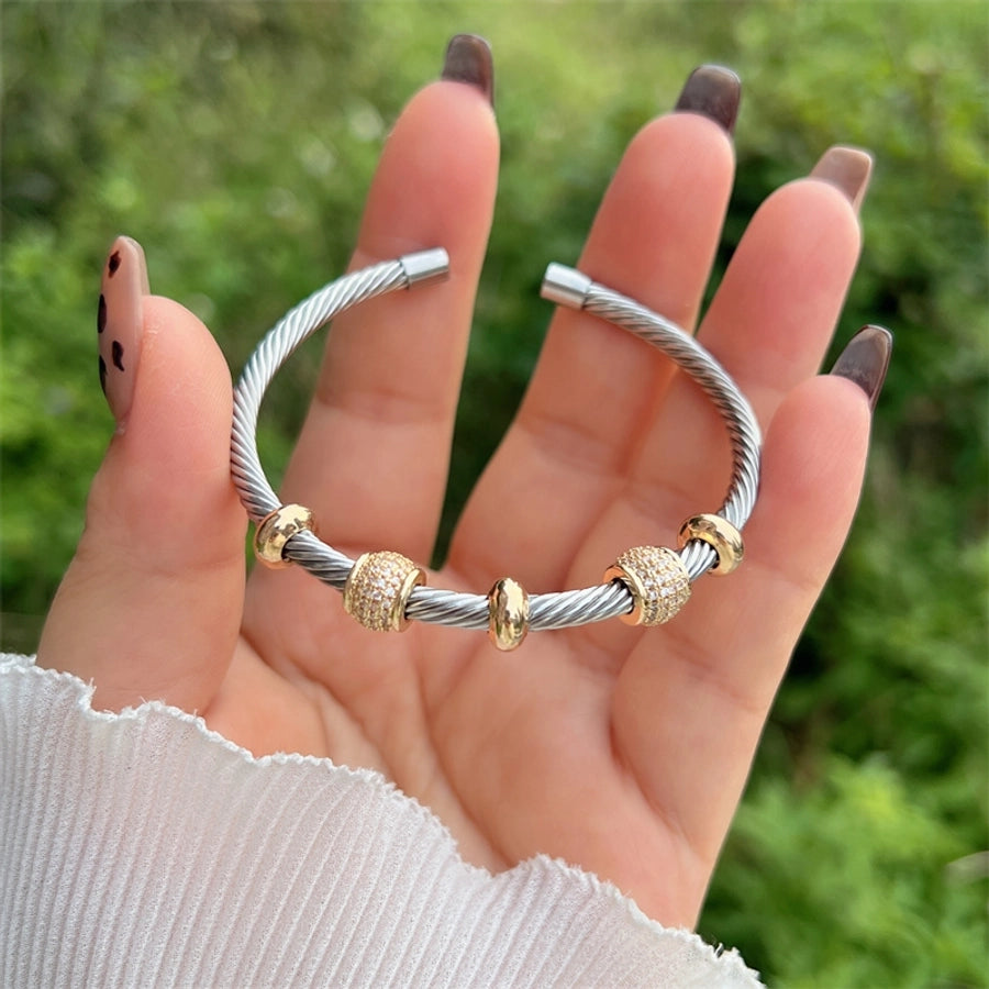 Multi-Style Copper Plating 18K Gold Inlaid Full Rhinestone Zircon Cross-Border Original New Arrivals Bracelet Fashion High-End Suitable for Daily Wear Valentine's Day Gift