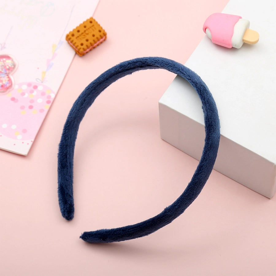 simple style plaid cloth hair band 1 piece