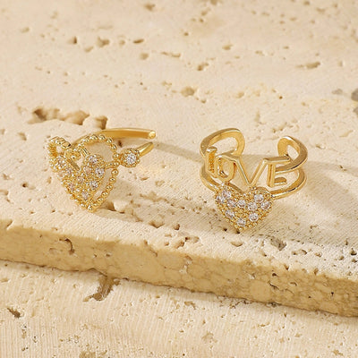 1 Piece Nordic Style Simple Style Geometric Water Droplets Copper Ear Cuffs