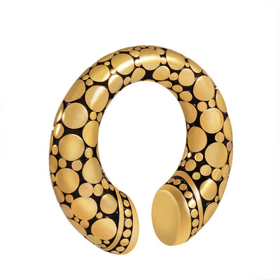 1 Piece Casual C Shape Animal Circle 304 Stainless Steel 18K Gold Plated Stainless Steel Earrings