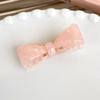 Women's Sweet Simple Style Bow Knot Acetic acid sheets Hair Clip Hair Claws