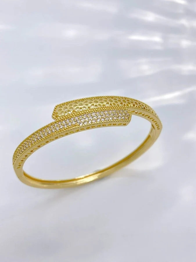 Jewelry Vintage Style Classic Style Geometric Copper Zircon Plating Rings Bracelets