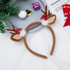 Christmas Fashion Women'S Antlers Flocking Handmade Hair Band