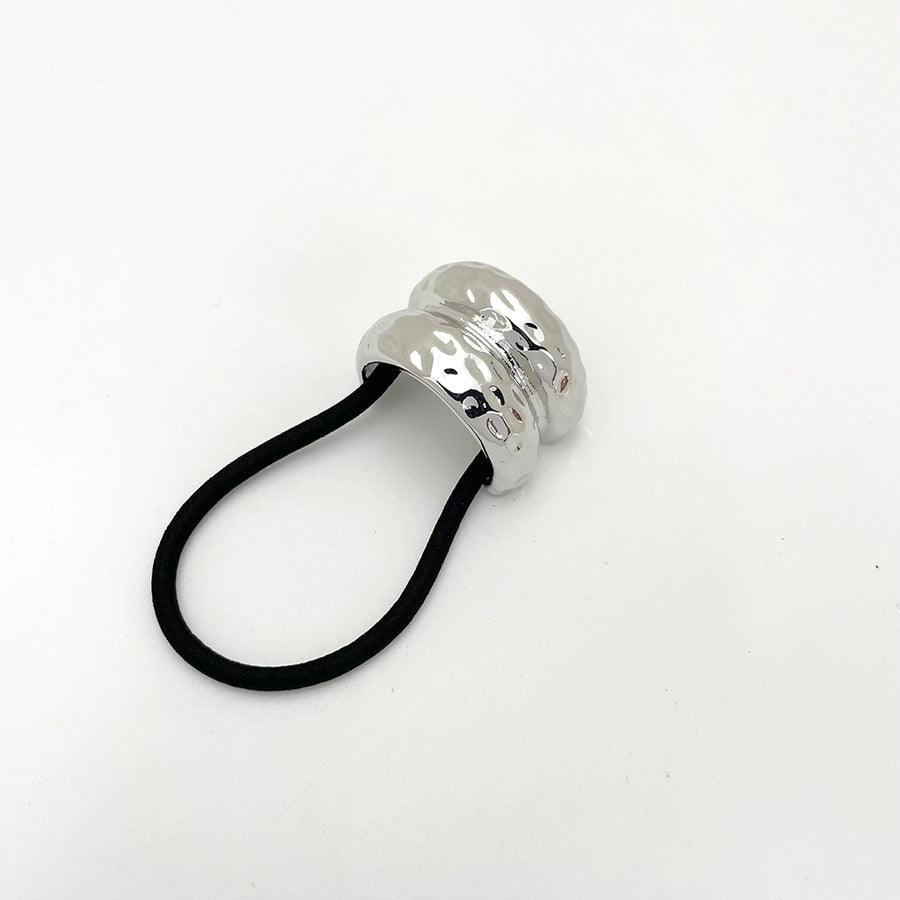 Women's Casual Elegant Business Semicircle Alloy Elastic Band Hair Tie