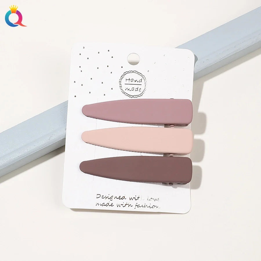 women's simple style geometric alloy plating hair clip