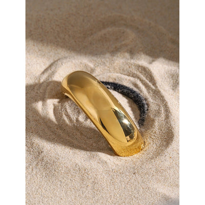 Women's IG Style Arc 304 Stainless Steel rubber band Hair Tie