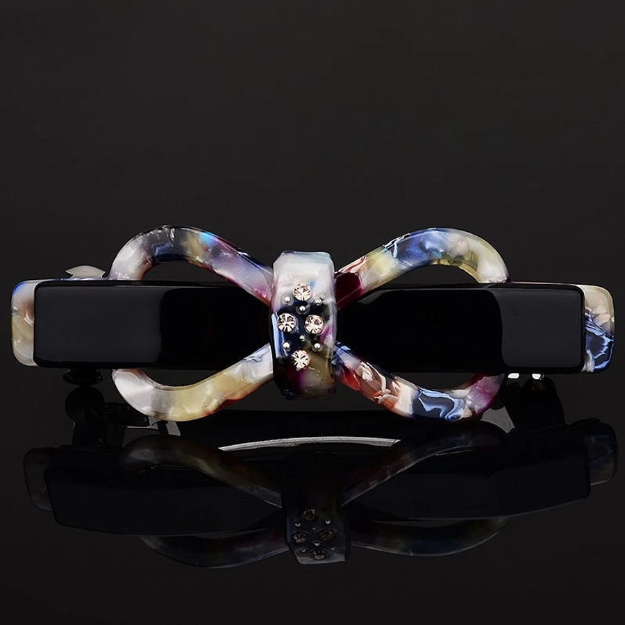 Women's Simple Style Bow Knot Acetic acid sheets Hair Clip