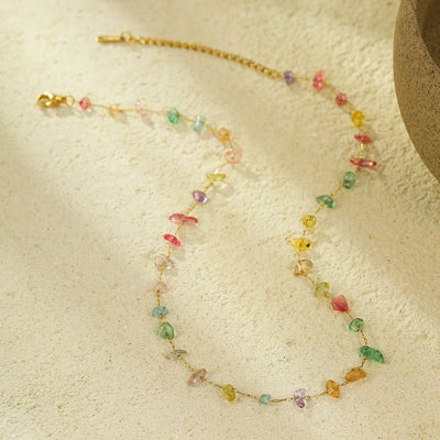 Jewelry Lady Geometric 304 Stainless Steel Natural Stone Plating Jewelry Set