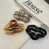 Women's Simple Style Solid Color Plastic Resin Hair Claws