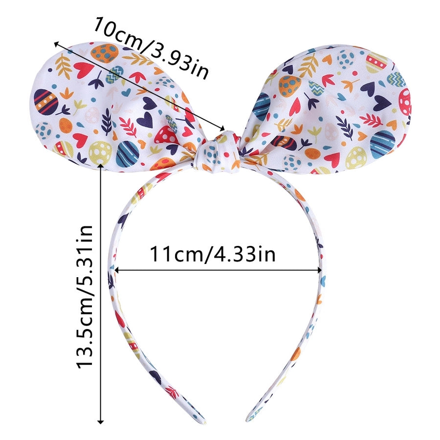 Unisex Princess Color Block Cloth Hair Band