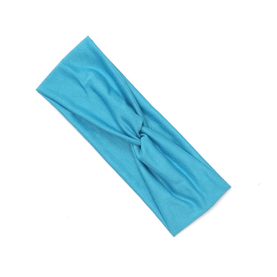 New Adult Plain Cross Headband Knotted Polyester Women's Hair Band Daily Wash Face Hair Band Hair Band