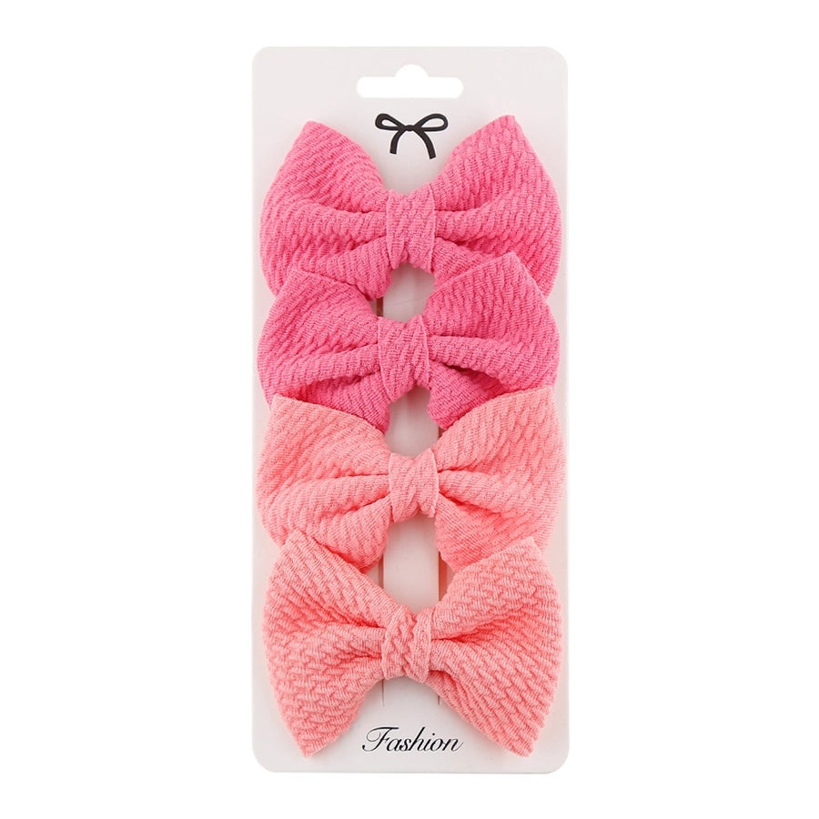 girl's simple style bow knot cloth braid hair band