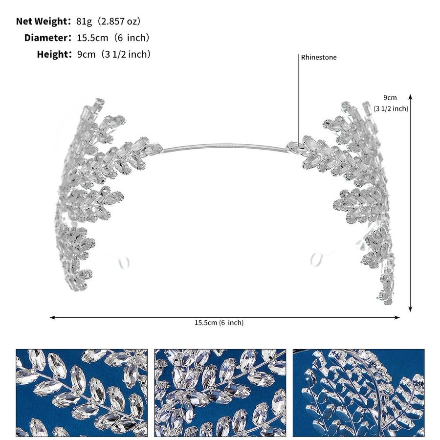 Women's Exaggerated Shiny Geometric Rhinestone Inlay Rhinestones Hair Band