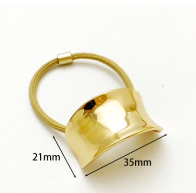 Women's Simple Style Geometric Alloy Plating Hair Tie
