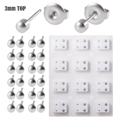 1 Piece Casual Classic Style Solid Color Plating 304 Stainless Steel Zircon 24K Gold Plated Stainless Steel Earrings