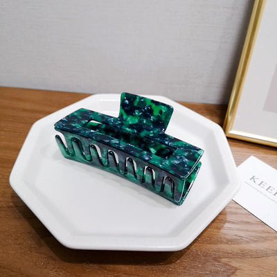 korean version leopard large temperament hair clip