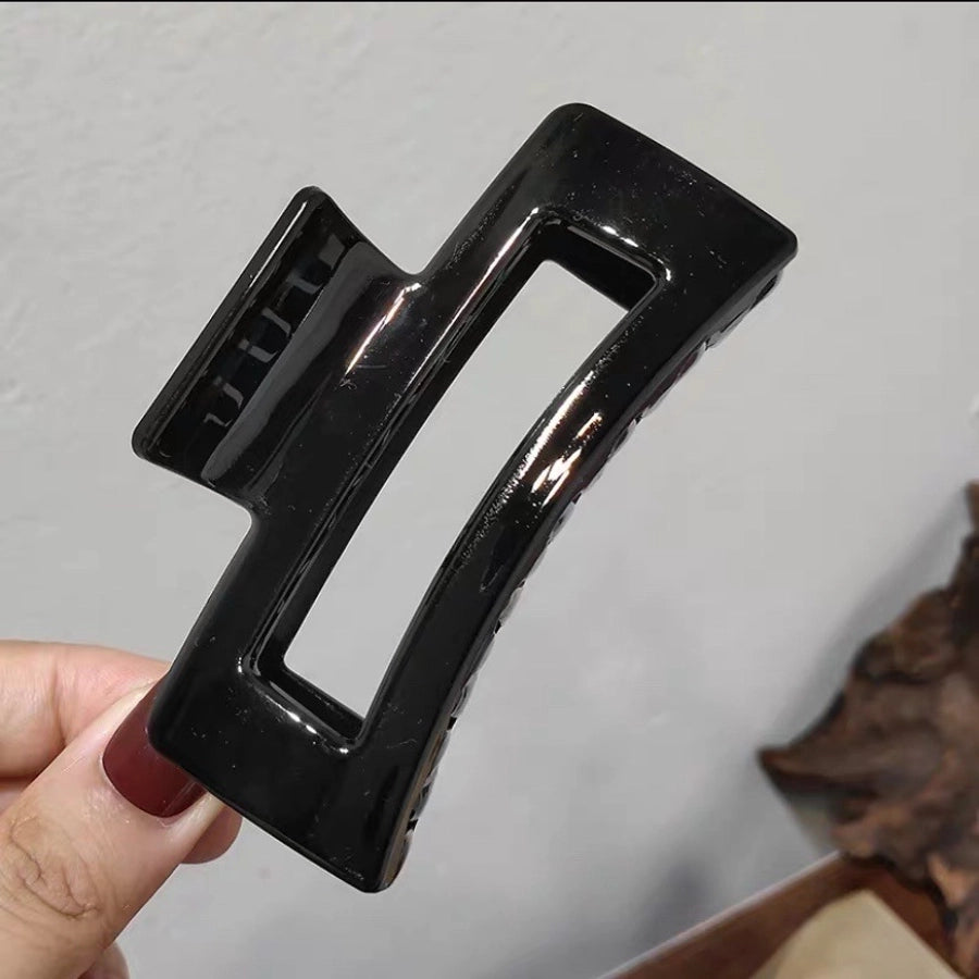 Women's Lady Korean Style IG Style Solid Color Plastic Spray Paint Hair Claws