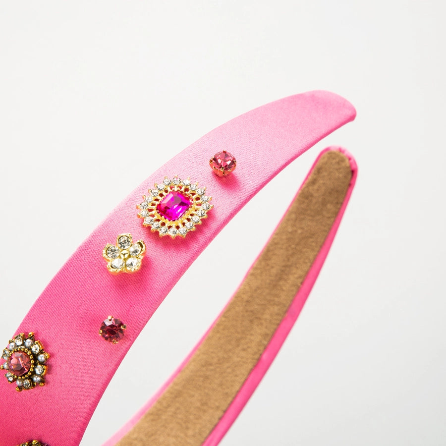 european and american new baroque fashion simple headband women's pearl diamond flower beautiful headband women's fashion hair accessories batch