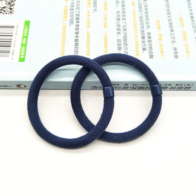 fashion solid color cloth hair tie