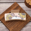 women's vintage style simple style sunflower pu leather hair claws