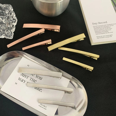 Women's Casual Simple Style Streetwear Solid Color Alloy Hair Clip