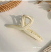 fashion geometric resin stoving varnish hair claws 1 piece