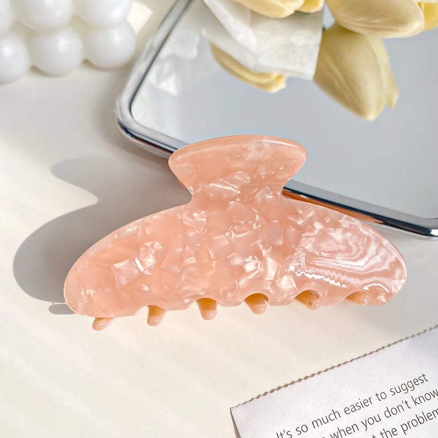 Women's IG Style French Style Color Block Acetic acid sheets Hair Claws