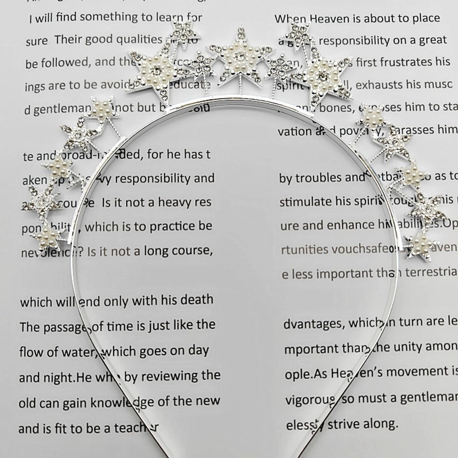 Women's Elegant Streetwear Star Alloy Plating Crown