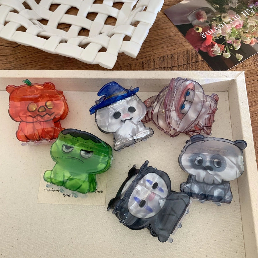 Halloween Cute Simple Style Women's Cartoon Arylic Hair Claws