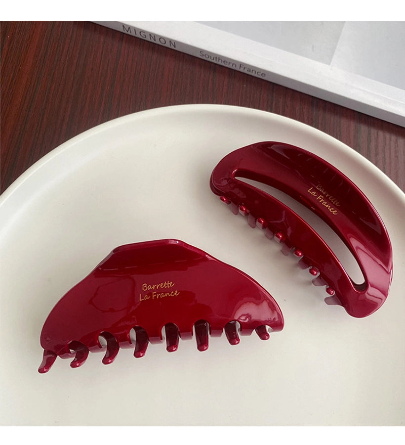 simple style letter acetic acid sheets hair claws