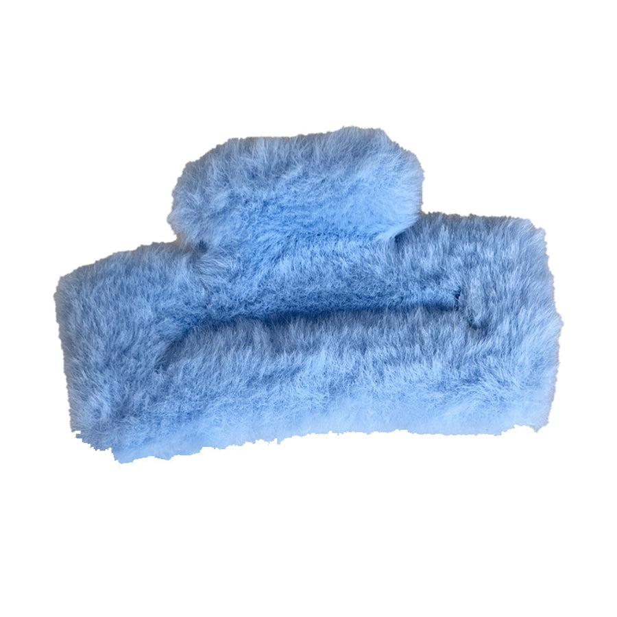 Women's Simple Style Solid Color PC Plush Hair Claws