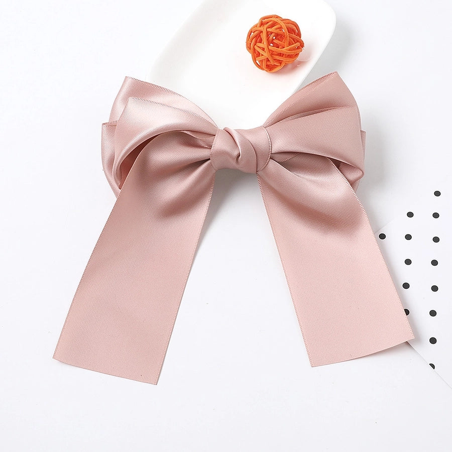 women's cute bow knot alloy cloth bowknot hair clip
