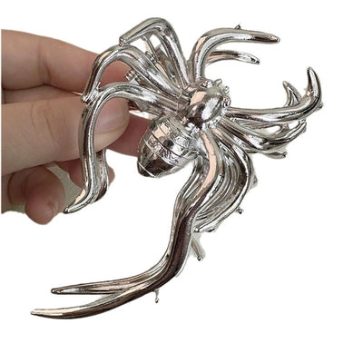 Halloween IG Style Women's Spider Spider Web Skull Claw Alloy Plating Hair Claws