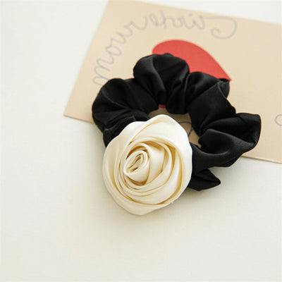 Women's Elegant Flower Cloth Hair Tie