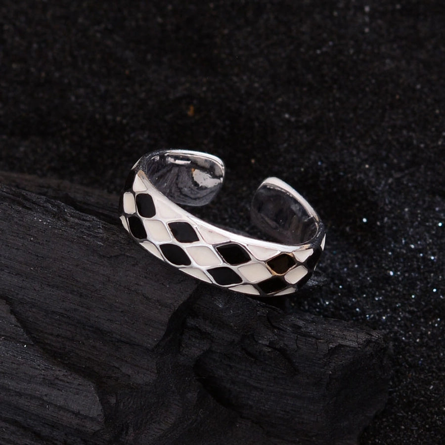 Copper Chess Pieces Open Rings