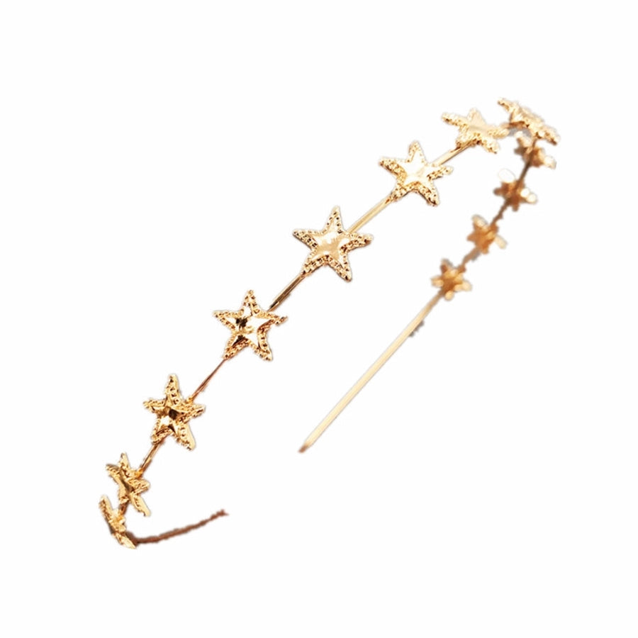 simple five-pointed star hair band