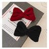 cute bow knot cloth patchwork hair clip 1 piece