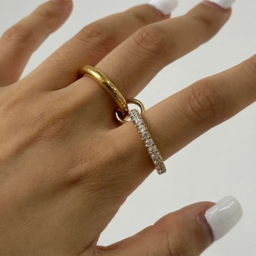 Jewelry Simple Style Classic Style Geometric 304 Stainless Steel Rings