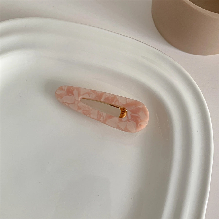 simple style flower acetic acid sheets printing hair clip 1 piece