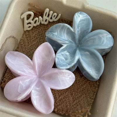 Women's Cute Lady Sweet Flower Plastic Hair Claws
