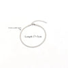 Elegant Simple Style Classic Style Chains Print 201 Stainless Steel Bracelets In Bulk