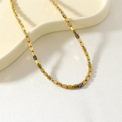 Jewelry Punk Geometric Copper Necklace