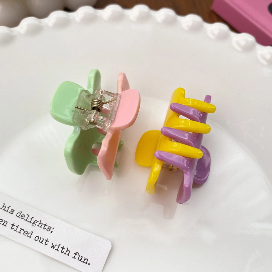 Women's IG Style Sweet Bow Knot Arylic Hair Claws